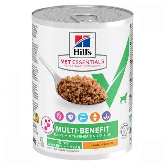 Hill's VE Canine Puppy ActivBiome+ Chicken 363 g (conserva) Livrare rapidă
