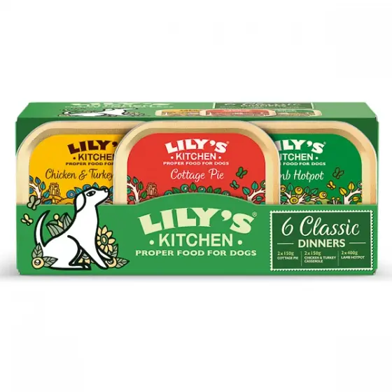 Reducere specială Lily's Kitchen for Dogs Classic Dinners Trays Multipack 6 x 150 g