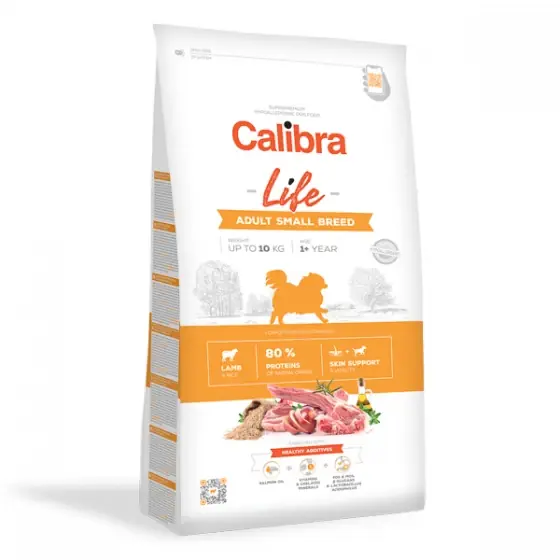 Calibra Dog Life Adult Small Breed Lamb 1.5 kg Disponibil imediat