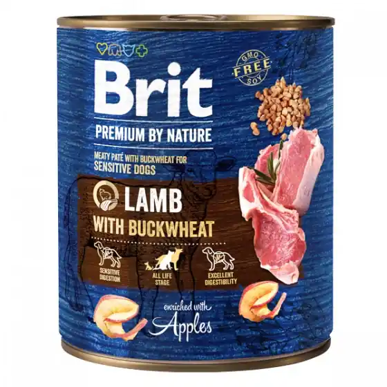 Brit Premium by Nature Lamb with Buckwheat 800 g conserva Cumpărături sigure
