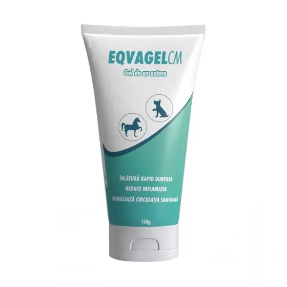 Gel revulsiv pentru cai Eqvagel CM, 150 g Promoție
