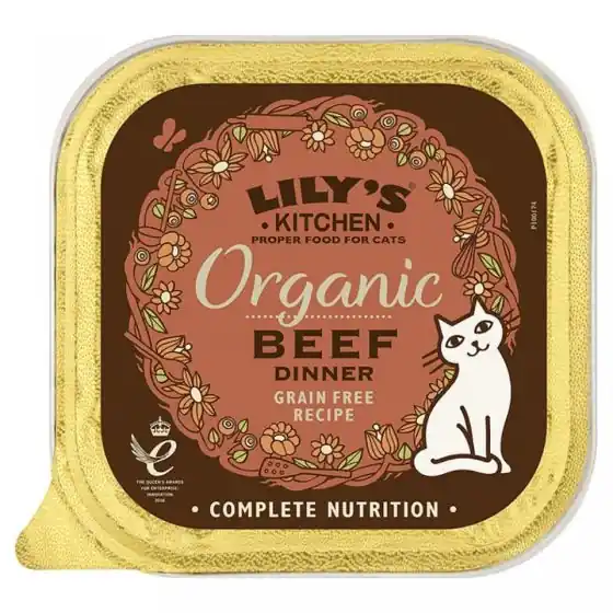 Hrana umeda pentru pisici Lily's Kitchen Organic Beef Dinner6x 85g Disponibil imediat