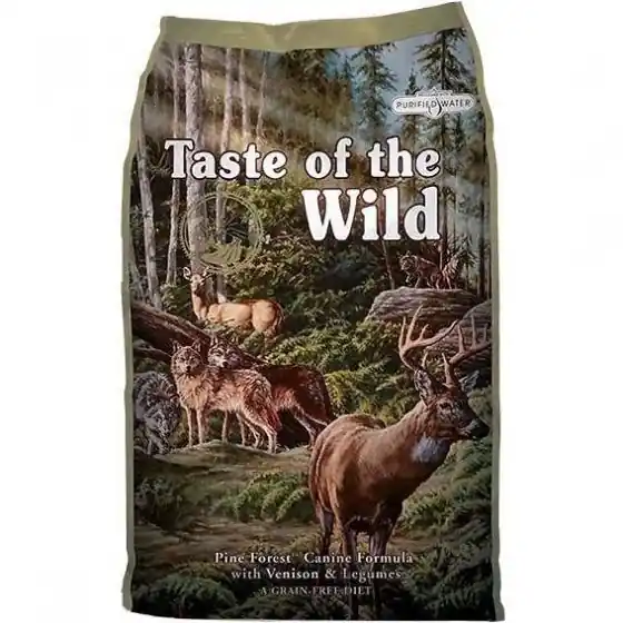 Hrana uscata pentru caini, Taste of the Wild Pine Forest, 12.2 kg Preferatul clienților