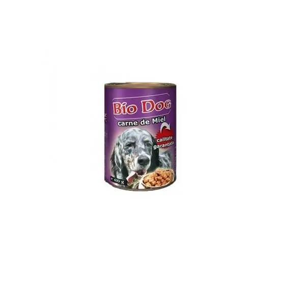 Doar azi Hrana umeda pentru caini Bio Dog 12 x 410 g