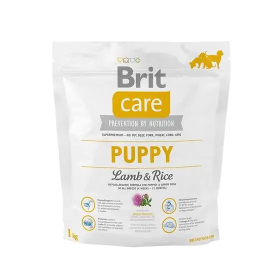Popular Hrana uscata pentru caini Brit Care, Puppy, Miel si Orez, 1Kg