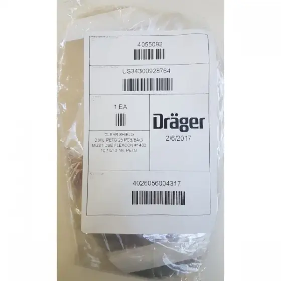 Retur ușor Folii de protectie pentru masca Drager X-PLORE 6300, 25 bucati