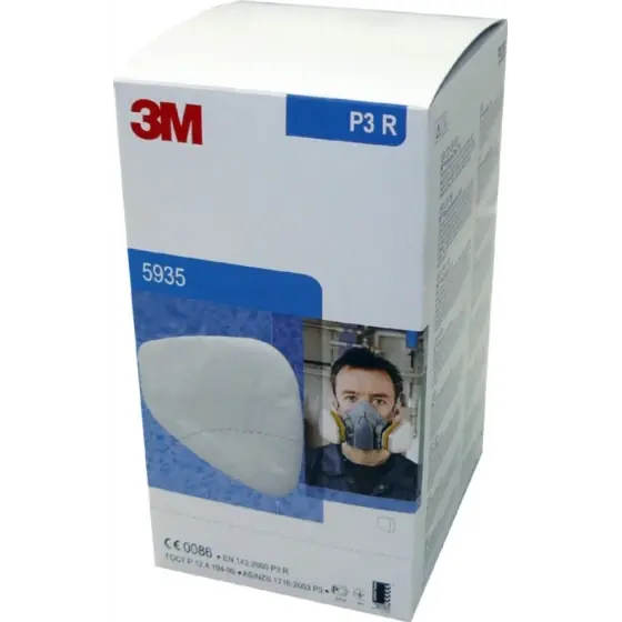 Retur ușor Prefiltre 3M P3 5935 pentru protectie filtre la pulberi, cutie 10 seturi