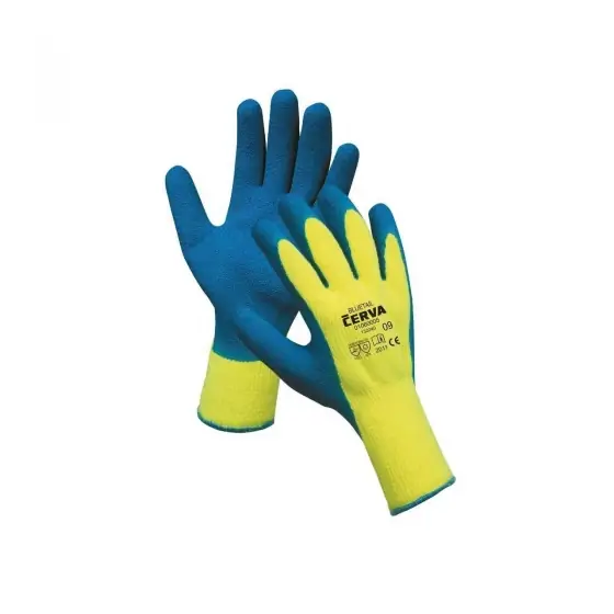 Premium Mănuși cu peliculă din latex pentru iarnă HS-04-014, albastru