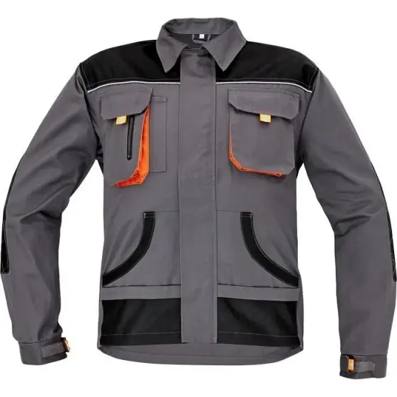 Jachetă de lucru Carl BE-01-002, gri/negru, 56 Expediere rapidă