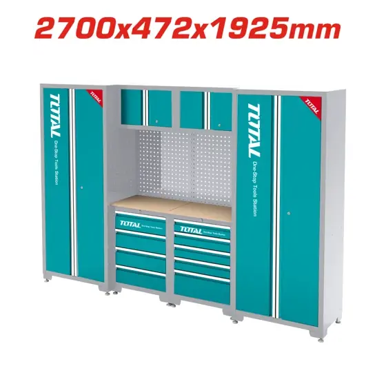 Dulap metalic pentru scule TOTAL, 2700 x 472 x 1925 mm Ofertă de sezon