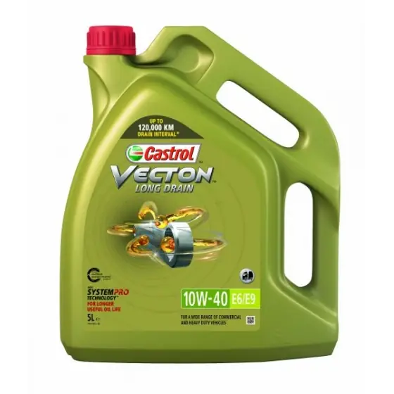 Livrare rapidă Ulei motor Castrol VECTON LD 10W40 E6/E9 5L
