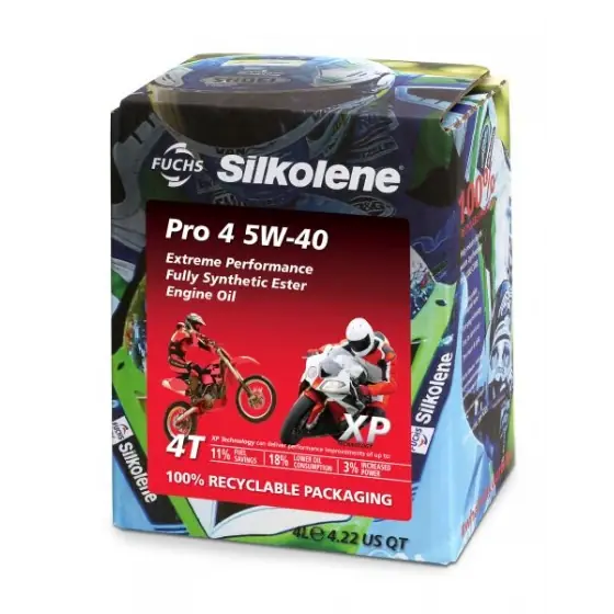 Ultima șansă Ulei motor 4 timpi Silkolene PRO 4 5W40 - XP 4L CUBE