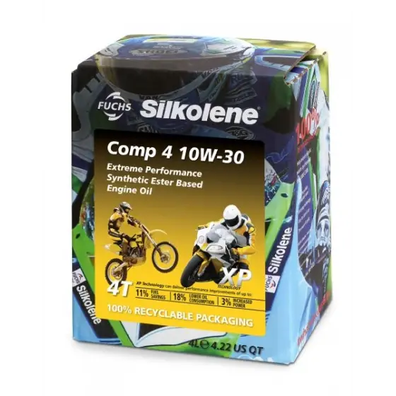 Ultima șansă Ulei motor 4 timpi Silkolene COMP 4 10W30 - XP 4L CUBE