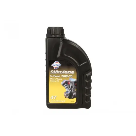 Ulei motor 4 timpi Silkolene V-TWIN 20W50 1L Plată sigură