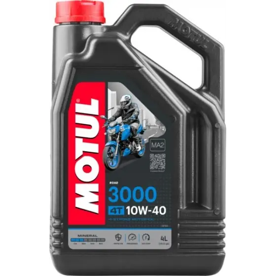 Livrare rapidă Ulei motor 4 timpi Motul 3000 4T 10W40 4L 107693