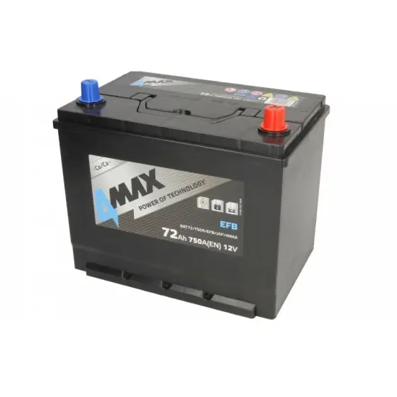 Acumulator Pornire 4MAX 12V BAT72/750R/EFB/JAP/4MAX Plată securizată