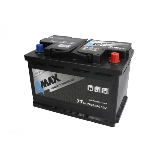 Ultima șansă Acumulator Pornire 4MAX 12V BAT77/760R/4MAX