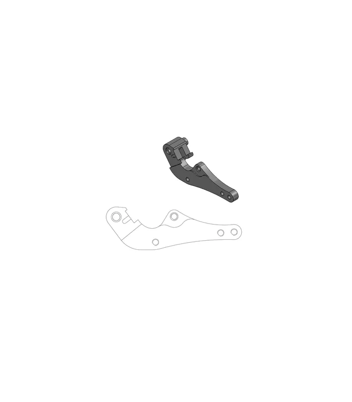Adaptor suport disc Supermoto Street, negru Ofertă