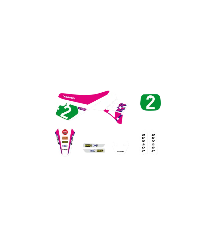 Cel mai bun preț Kit grafic verde, roz, alb