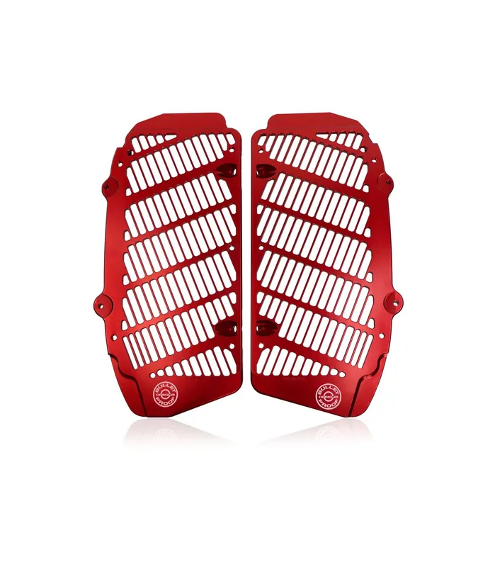 Cumpără online PROTECȚII ANTIGLONȚ - Apărători de radiator KTM/Husqvarna/GASGAS 125-501 Toate modelele 17-24 - Roșii