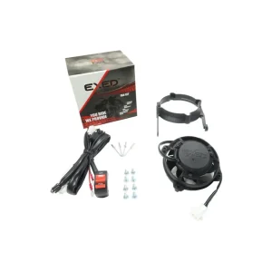 Piese EXED® – Kit cu ventilator radiator Exed și suport de montare pentru KTM, Husqvarna TBI Dirt Bike Chilipir