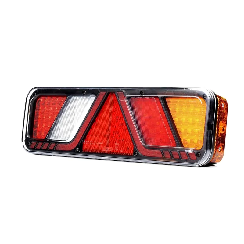Cumpărături sigure Lampă spate FRISTOM LED DREAPTA 24V, 6 funcții, fără lumină pentru numărul de înmatriculare, conector AMP 7PIN
