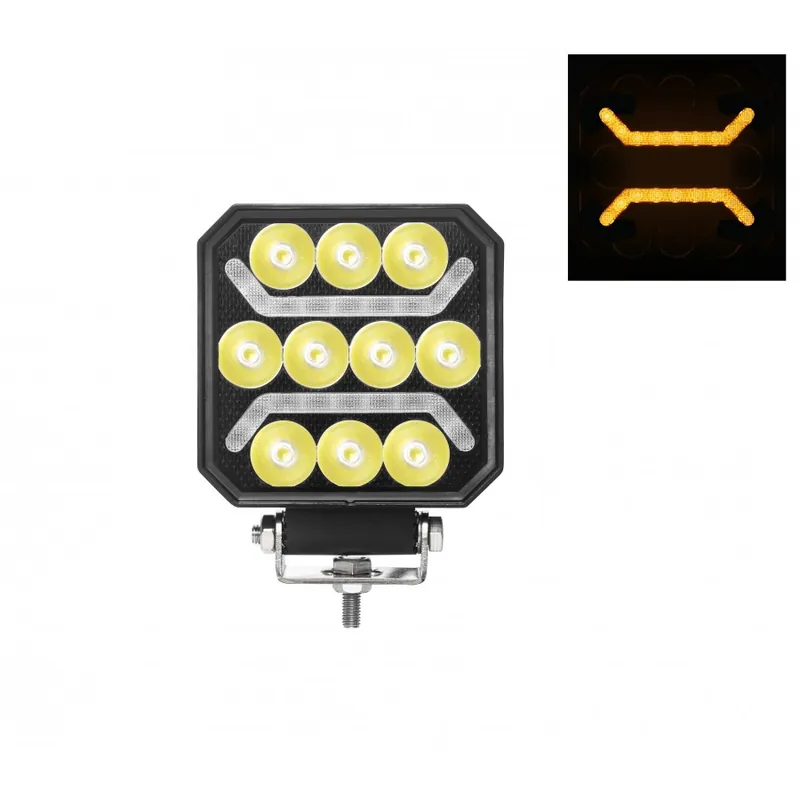 Lampa de lucru Trailer platforma transport auto 10xLED Spider + 2 benzi LED pe mijloc L0185 Cel mai bun preț