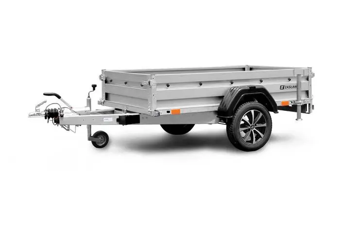Reducere de preț Remorcă de marfă cu sistem de frânare ZASLAW 265TH XL 2×1300 kg