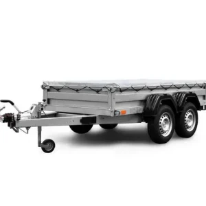 Remorcă de marfă cu sistem de frânare ZASLAW 2×1300 kg 300TH Preferatul clienților