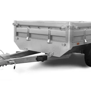 Cumpărături sigure Remorcă de marfă cu sistem de frânare ZASLAW HL300TH 2×1350 kg