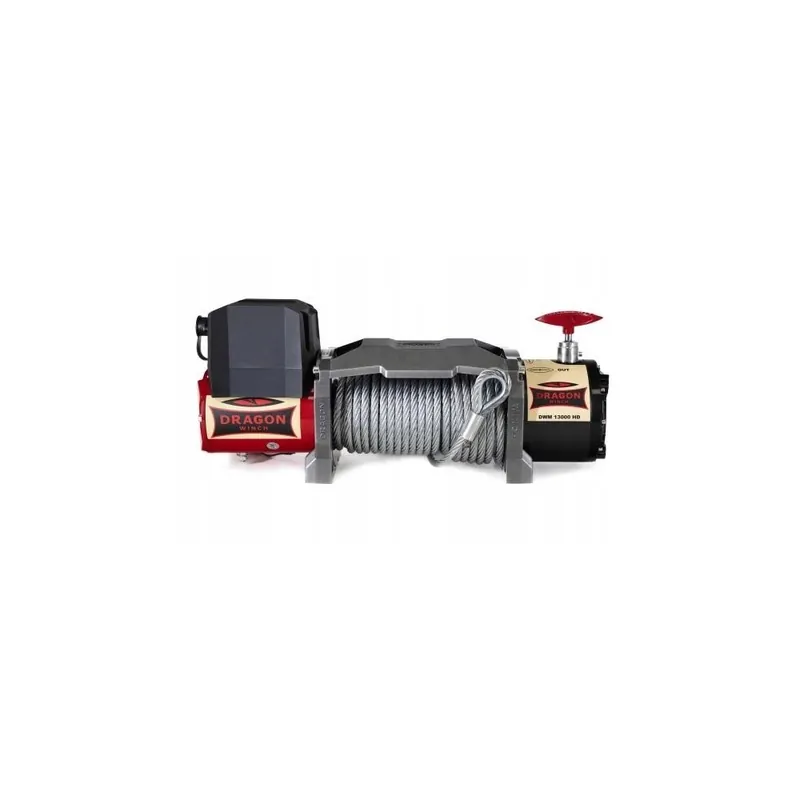 Troliu Dragon DWM 13000HD 5.9T 12V, cablu de oțel 20m Cumpărături sigure