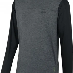 IXS IXS BLUZA FLOW X LONG SLEEVE JERSEY GRI INCHIS /NEGRU M - IX-JER-1370-713-M Preferatul clienților