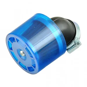 Filtru aer sport cu protectie albastra plastic-Ø38mm/cot 45 grade Discount