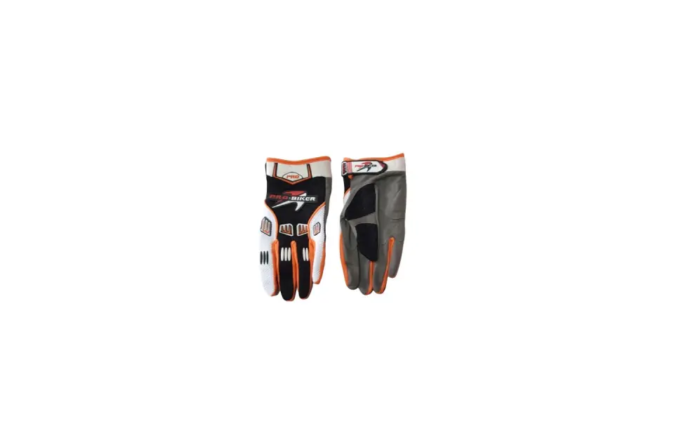 Set mănuși MOTO Gri + Portocaliu/XL Noutate