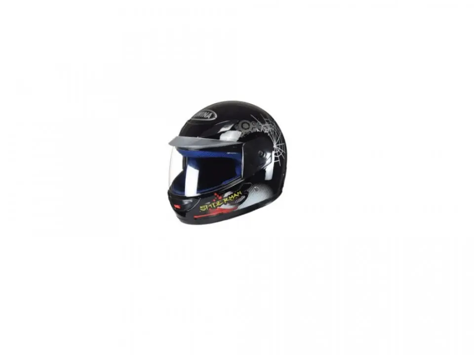 Casca integrala copii, marimea 47-48, neagra-spiderman Disponibil imediat