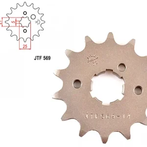 Pinion transmisie fata 520/14T, JTF569 Calitate înaltă