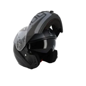 Casca flip-up TRENDY T-704, Negru - Gri Mat, Mărimea L Reduceri