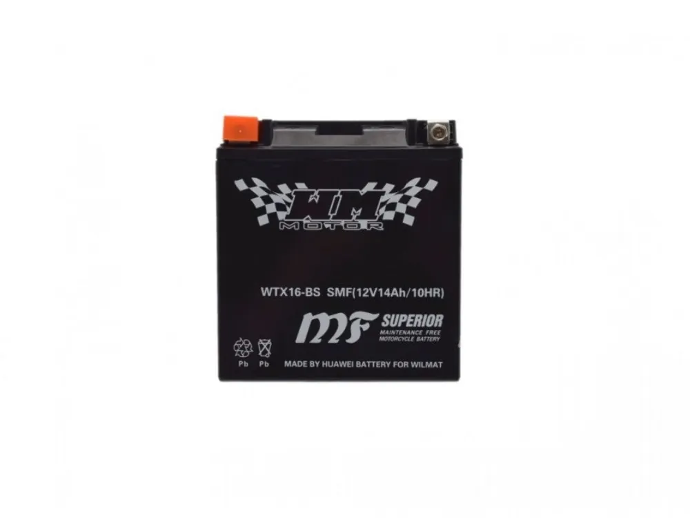 Acumulator 12V-14Ah YTX16-BS cu Acid,fara intretinere Doar azi