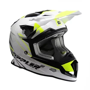 Casca enduro alb-galben-negru Doppler, Marimea L Comandă acum