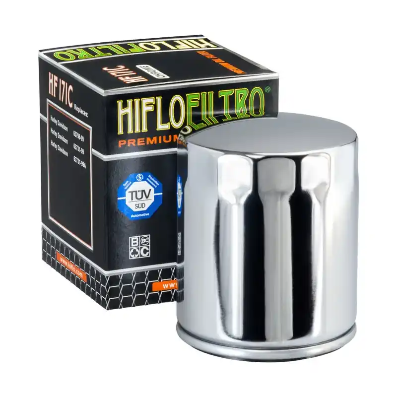 Ofertă specială Filtru ulei HF171C, cromat, Hiflo Filtro