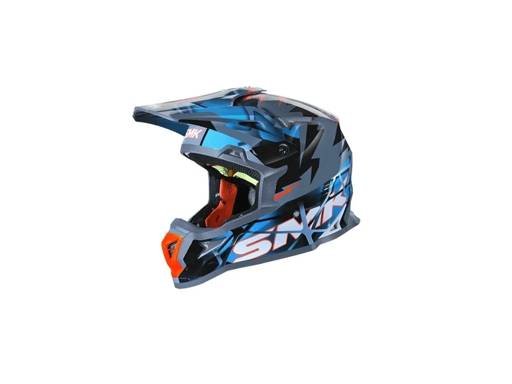 Casca moto off-road SMK ALLTERRA FULMINE, marimea XL, albastru-gri, unisex, SMK0117/24/GL651/XL Preț mic